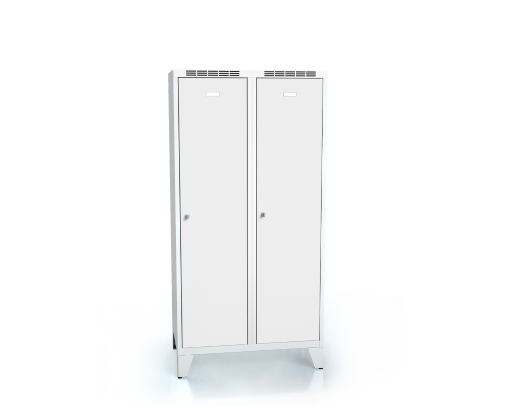 Cloakroom locker reduced height ALSIN with feet 1620 x 800 x 500